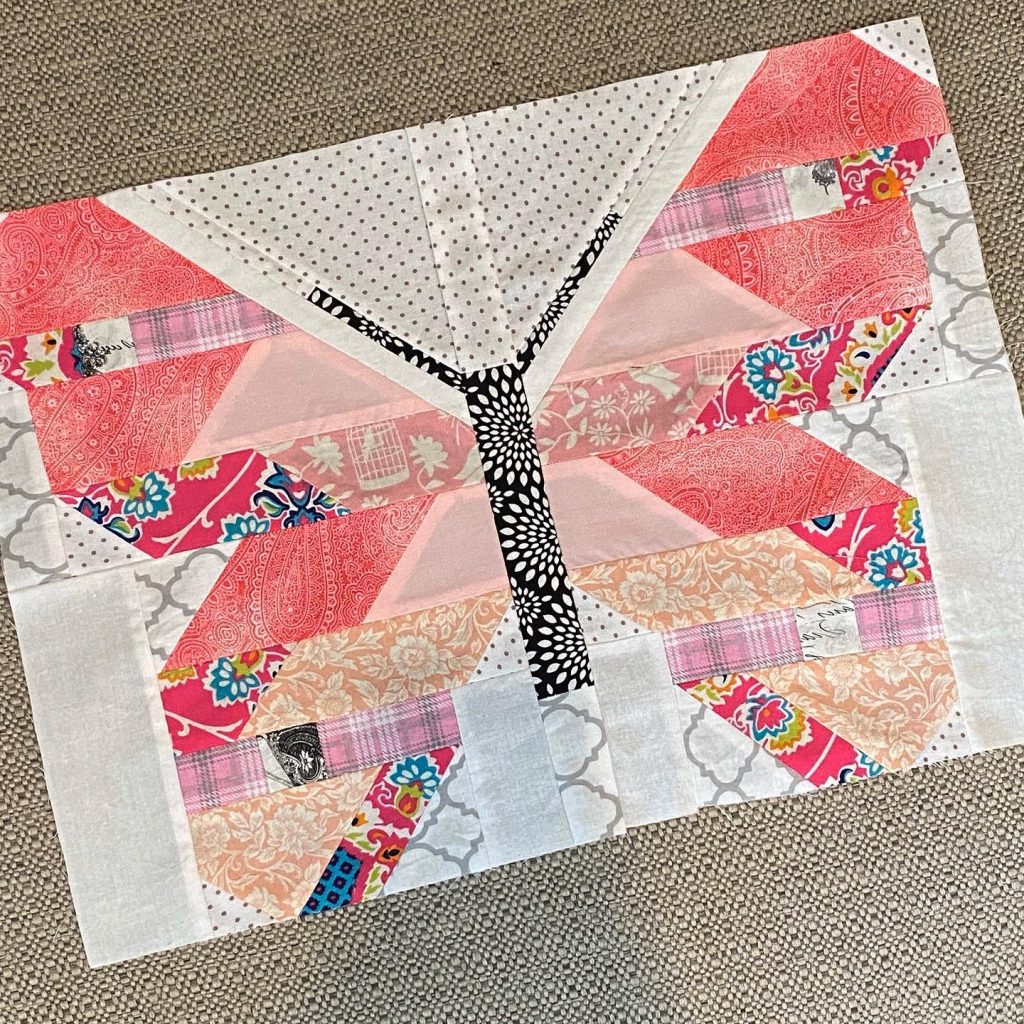 butterfly quilt block pattern tutorial