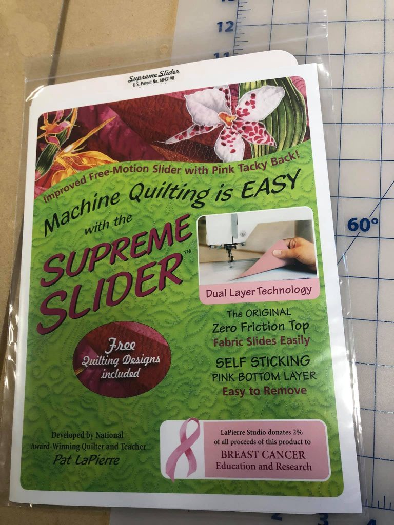 supreme slider for quilting